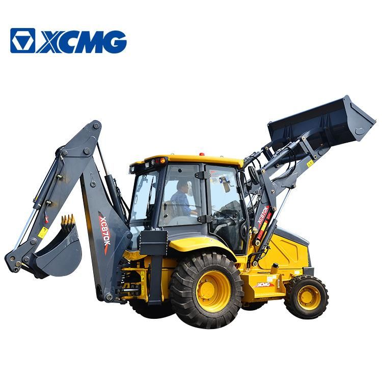 XCMG Xc870K 2.5 Ton New Backhoe China Loader Mini Tractor with Front End Loader and Backhoe for Sale