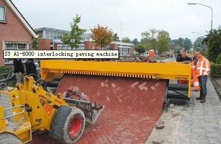Road Brick Paving Machine