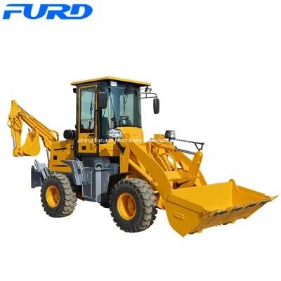 Mini Loader and Backhoe Excavator Digging Backhoe