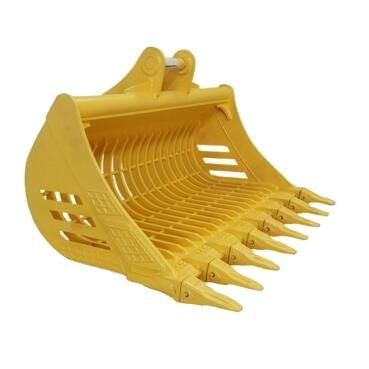 1.1cubic Excavator Skeleton Bucket with Five Teeth Excavator Attachments