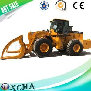 Good Quality 12 Tons Wood Clamping/ Log Grapples Wheel Loader for Logging Forest