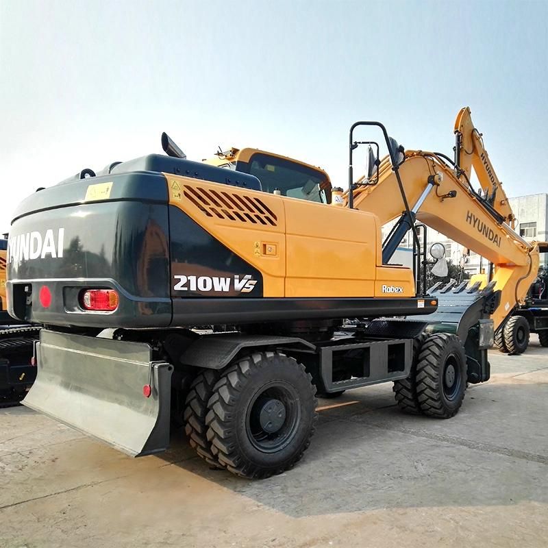 Hyundai Hydraulic Wheel Excavator 21 Ton Excavators (R210wvs)
