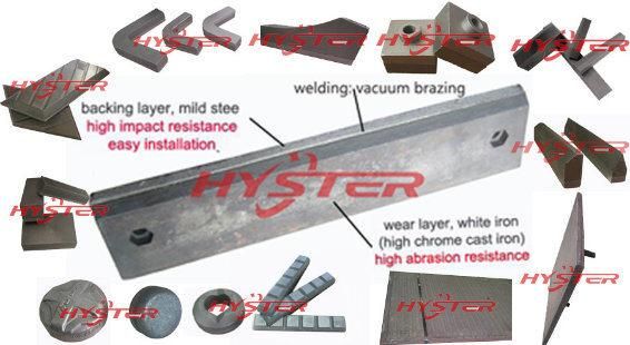 High Chrome White Iron Wear Bars for G. E. T. Wear Protection