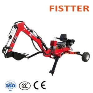 China Best Quality CE Approved 9HP Petrol ATV Towable Backhoe