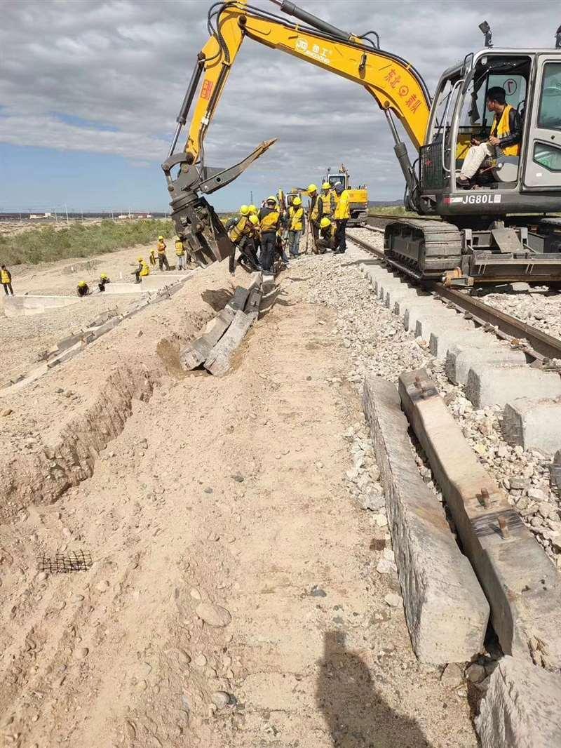 Railway Sleeper Changer Railroad Maintenance Machine Track Laying Machine