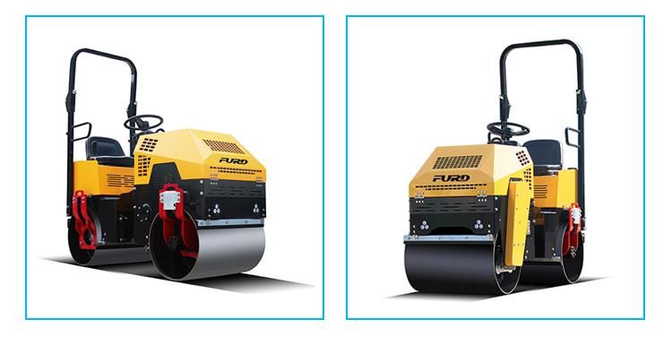 Mini Vibrator Double Drum Road Roller with Ce Approved