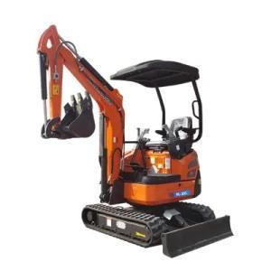 1600kg Hydraulic Mini Excavator Mini Excavator with Backhoe and Foctory Price Meet CE/EPA/Euro 5 Emission