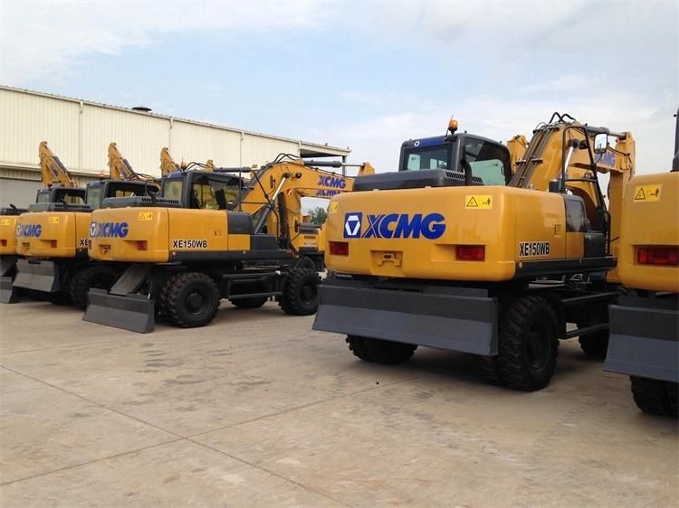 XCMG Official Hydraulic Excavator Xe150wb 15 Ton Bucket Wheel Excavator