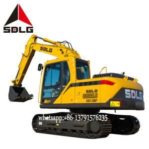 Sdlg E6135f Excavator Cheap 13ton Crawler Excavator for Construction E6135f Excavator Sdlg
