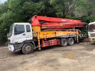 Concrete Machinery Used Sy37m Concrete Pump Truck Good Condition Hot Sale