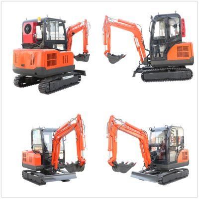 Chinese 3 Ton Hydraulic Crawler Digger Mini Excavator