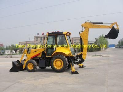 7 Ton Backhoe Loader Zhengtai Brand Construction Machinery for Gold Mining Used Earth Moving Loader