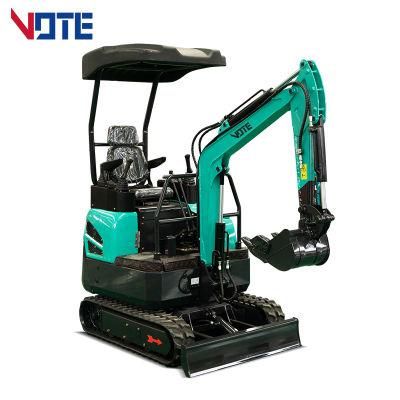 Factory Direct Sales Garden Digger 1.7 Ton Mini Excavator Manufacturer Hydraulic Excavator Price