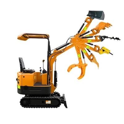 Free Shipment! 0.8t Hydraulic Digging Construction Equipment Crawler Bagger