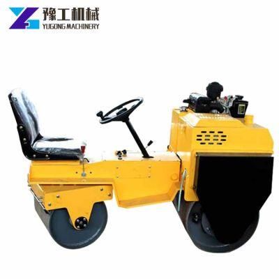 Construction Machine 600kg Walk Behind Mini Road Roller Compactor