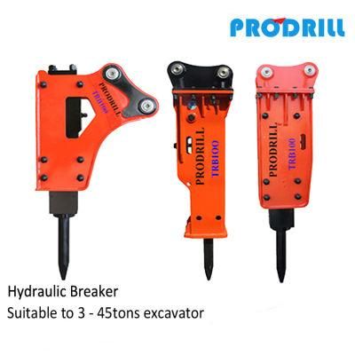 Hydraulic Breaker Compatible with Excavator for Concrete Rock Road Crushing