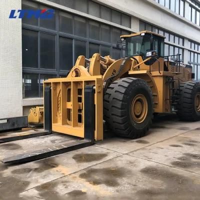 Block Handling Equipment 40 Ton Wheel Loader with Fork