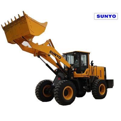 T958n Model Sunyo Brand Wheel Loader as Crawler Excavator, Mini Loader.