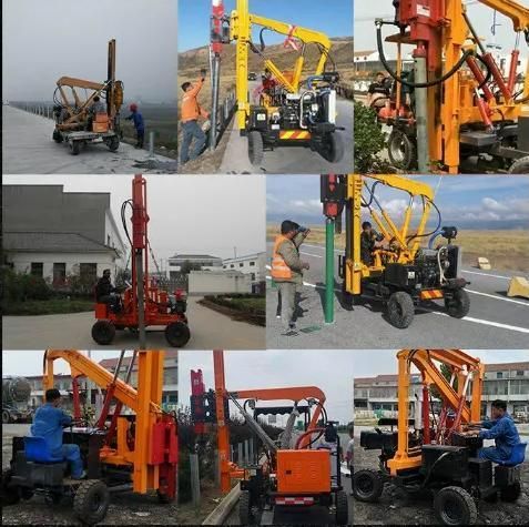 Factory Sale 920 High Way Guard Rail Pile Driver Hammer Pile Driver Hydraulic Static Pile Driver