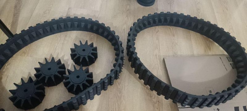 Professional Supplier of Nice Quality Robot Rubber Track (100*40*31)