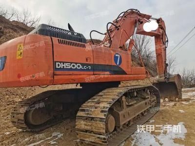 Used Mini Medium Backhoe Excavator Doosan Dh500LC-7 Construction Machine Second-Hand