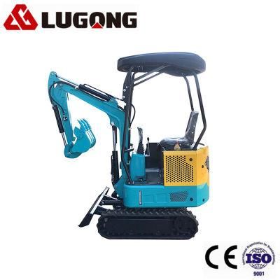 CE Excavator Backhoe Loader Mini Small Hydraulic Crawler Wheel Engineering Farm Land Excavator for Construction Agricultural Machinery