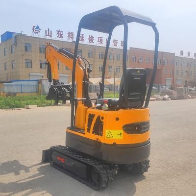 Xn Mini Excavator1 Ton with Cab 1.7 Ton Cheap Price for Sale