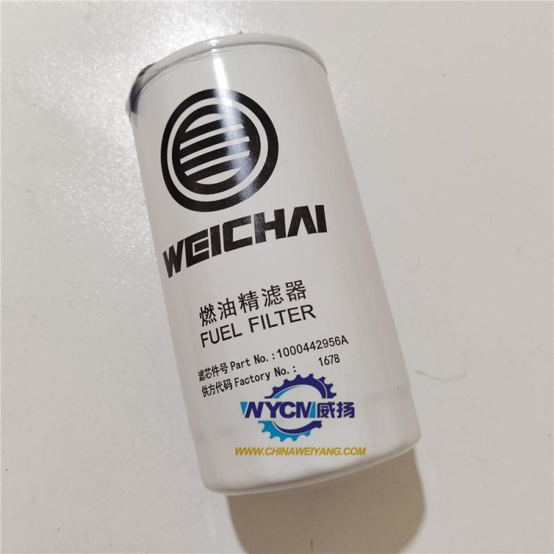 Weichai Engine Spare Parts Fuel Filter 612600081334 for Wheel Loader L958f