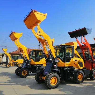Earth Moving Machinery Farm 1 Ton 2 Ton 3 Ton Front End Small Mini Shovel Bucket Wheel Loader Price with Accessories Fork Snow Blade Grapple