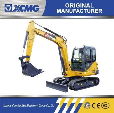 XCMG Official Xe60da Chinese New 6ton Tractor Mini Excavator for Sale