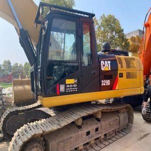 Used Heavy Excavator Cat329d for Sale/Second Hand Heavy Crawler Excavator Cat329d