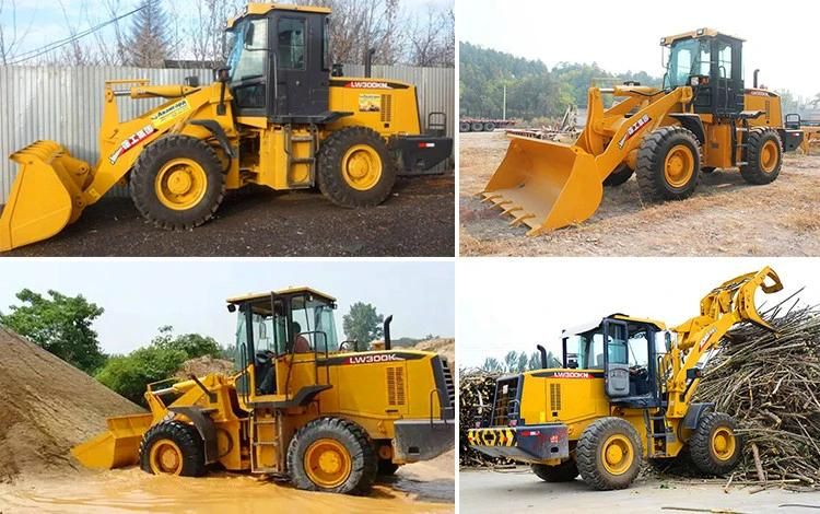 XCMG Manufacturer Lw300kn 3 Ton Small Mini Articulated Compact Tractor Front Wheel Loader for Sale