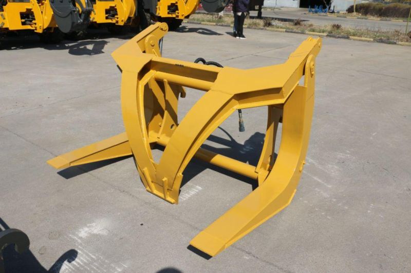 Luqing Wheel Loader with Auger, Hydraulic Pitch Fork, European Style Grab, Snowplow, Feller, Sweeper, Construction Machinery Loader Accessories