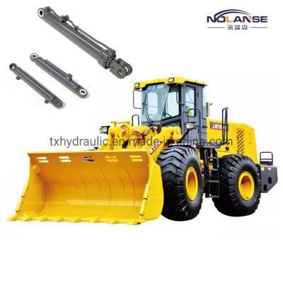 Double Acting Piston Hydraulic Cylinders for Skid Loader 2 Ton 4 Ton 6 Ton Wheel Loaders