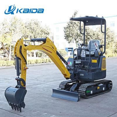 High Quality Production and Processing Multi Functional Crawler Hydraulic 1.8 Ton Mini Excavator