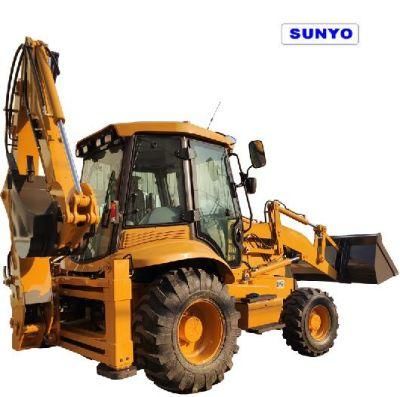 Sunyo Brand Sy388 Backhoe Loader Is Excavator and Mini Wheel Loader, Best Construction Equipments