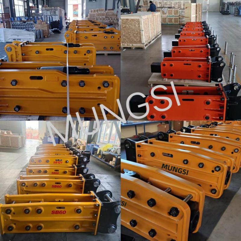 Side Type Breaker Hydraulic Hammer Sb50 for 10-15 Ton Excavator