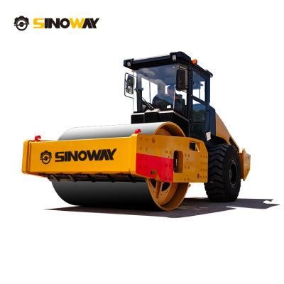 Road Construction Equipment Hydraulic Vibratory Roller Compactor for Soli and Earth Compaction