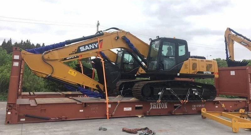 22 Ton Earthmoving Machine Sy215c Hydraulic Excavator with Isuzu Engine