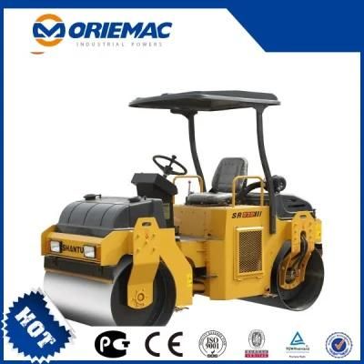 Mini Shantui Double Drum 3 Ton Vibratory Road Roller Sr03D