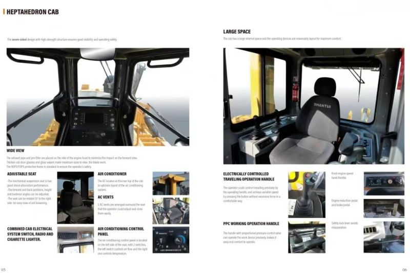 High-Performance Hydraulic Machinery Bulldozer St Dh46-C3 with CE