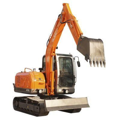 Jg75L Mini Backhoe Track Excavator Chain Excavator Crawler Mounted Excavator