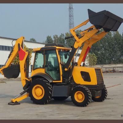Mini Front End Telescopic Tractor Backhoe Loaders 4X4 Price for Sale Traktor Front Wheel Loader Backhoe