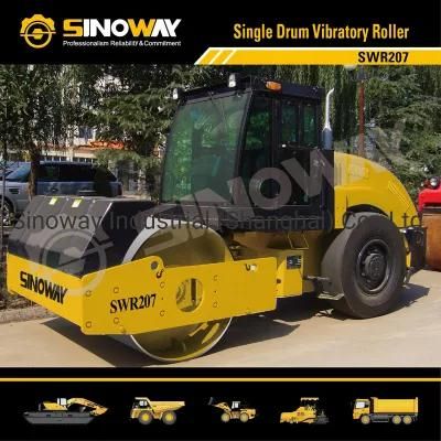 Sinoway 7ton Ride-on Single Drum Vibratory Road Roller