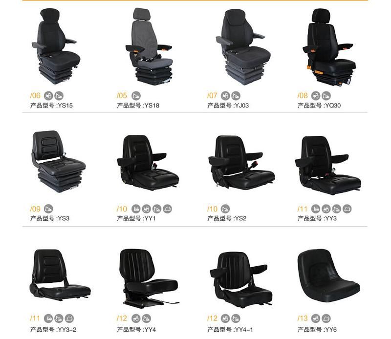 Construction Suspension Tractor Seat Moto Seat