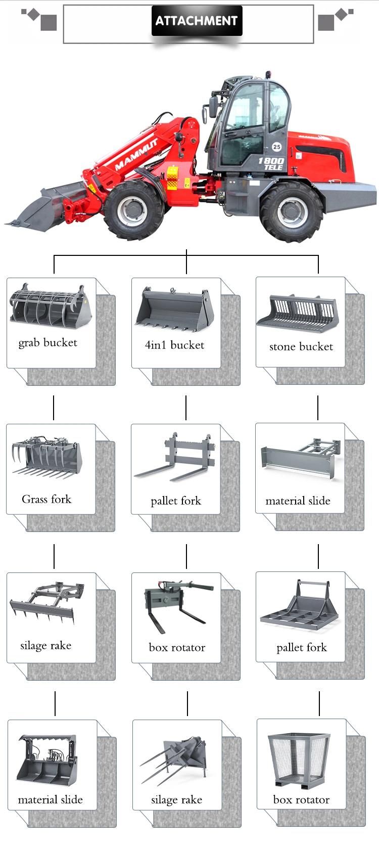 Mammut Front End Type Loader with Drum Clamp