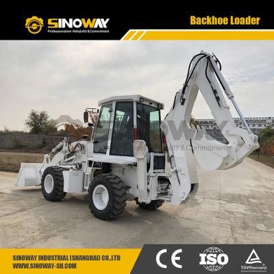 100HP Telescopic Backhoe Loader with 4 in 1 Bucket