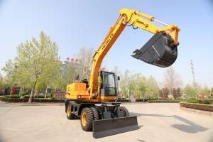 Compact 15 Ton Hydraulic System Wheel Excavator Sale in Uzbekistan