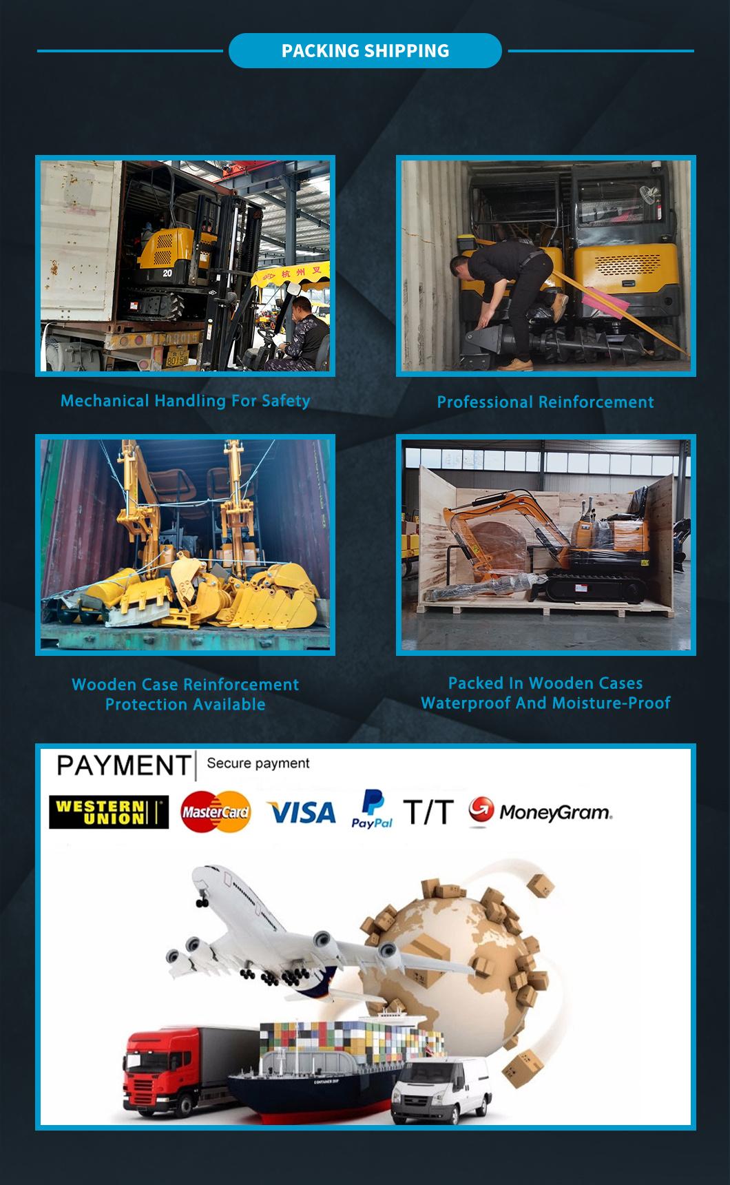 Nice Quality 1000kg Crawler Excavators 1 Ton Towable Mini Excavator