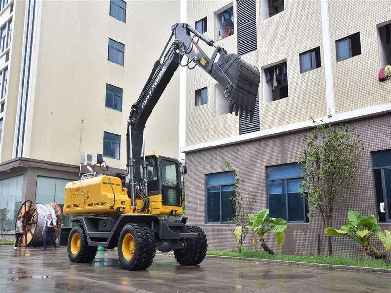 Jg-130s Wheeled Excavator with Log Wood Graber and Sugarcane Grapple